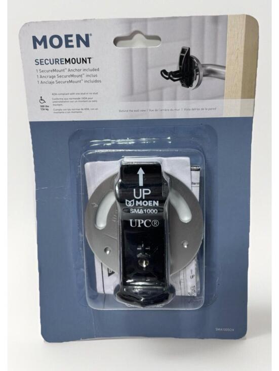 Moen Other - Moen SecureMount SMA1000 Home Care Anchor Mounting Kit Chrome New in Package